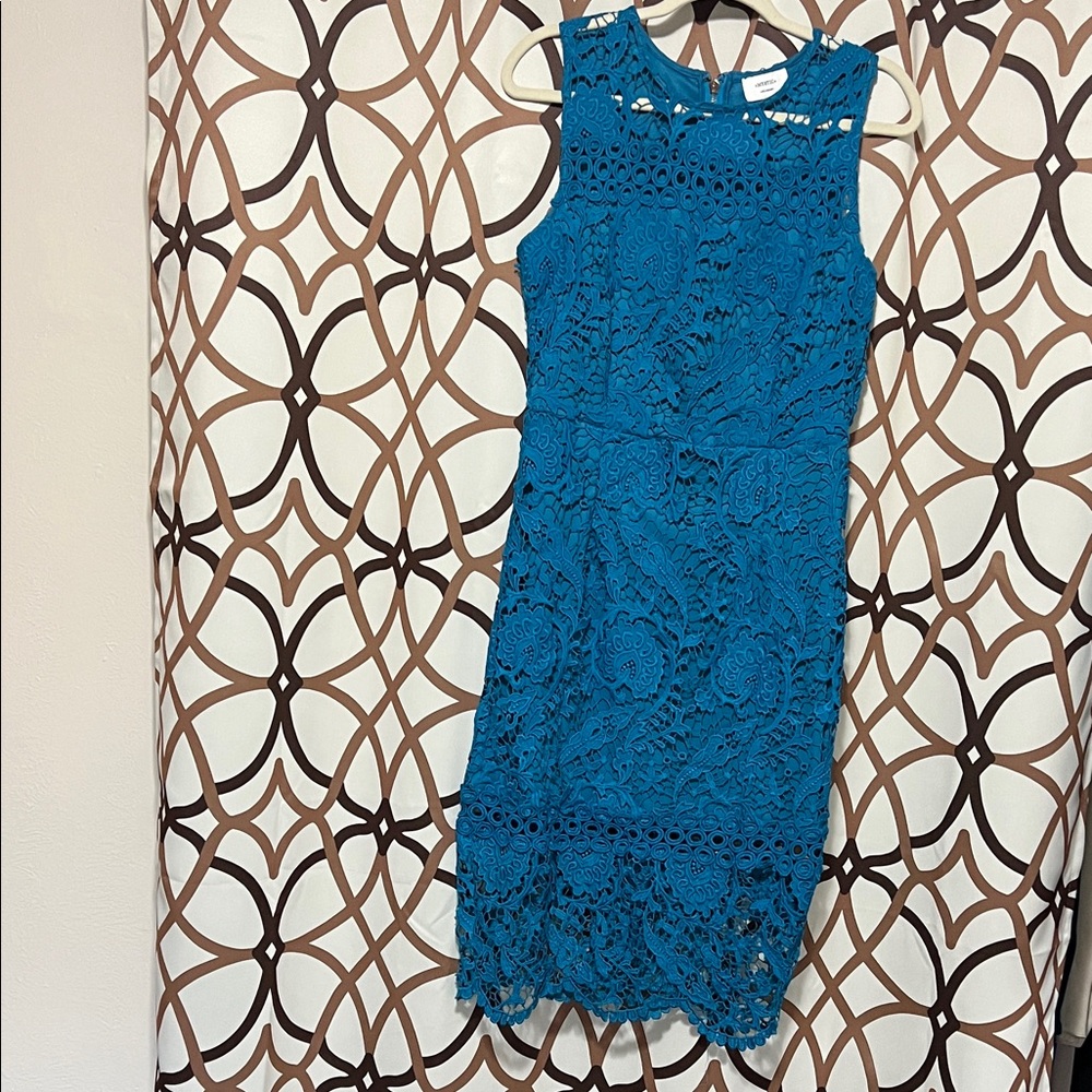 Mystic Teal Sleeveless Midi Dress